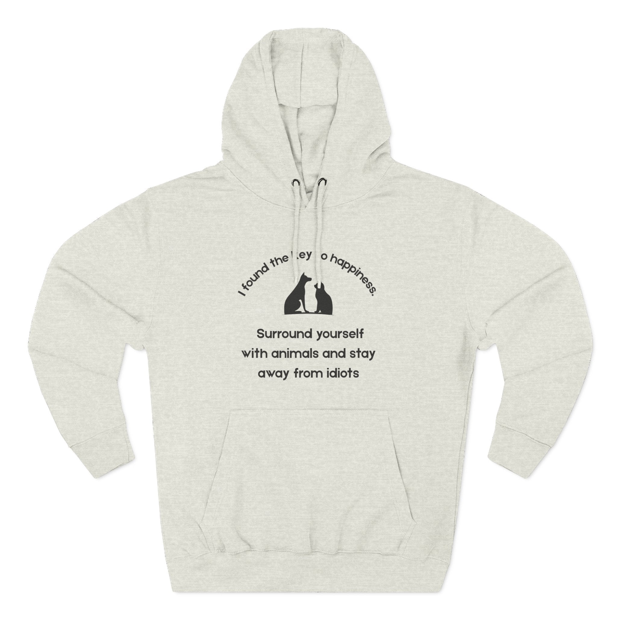 Key To Happiness Fleece Hoodie for Fun Nights Out