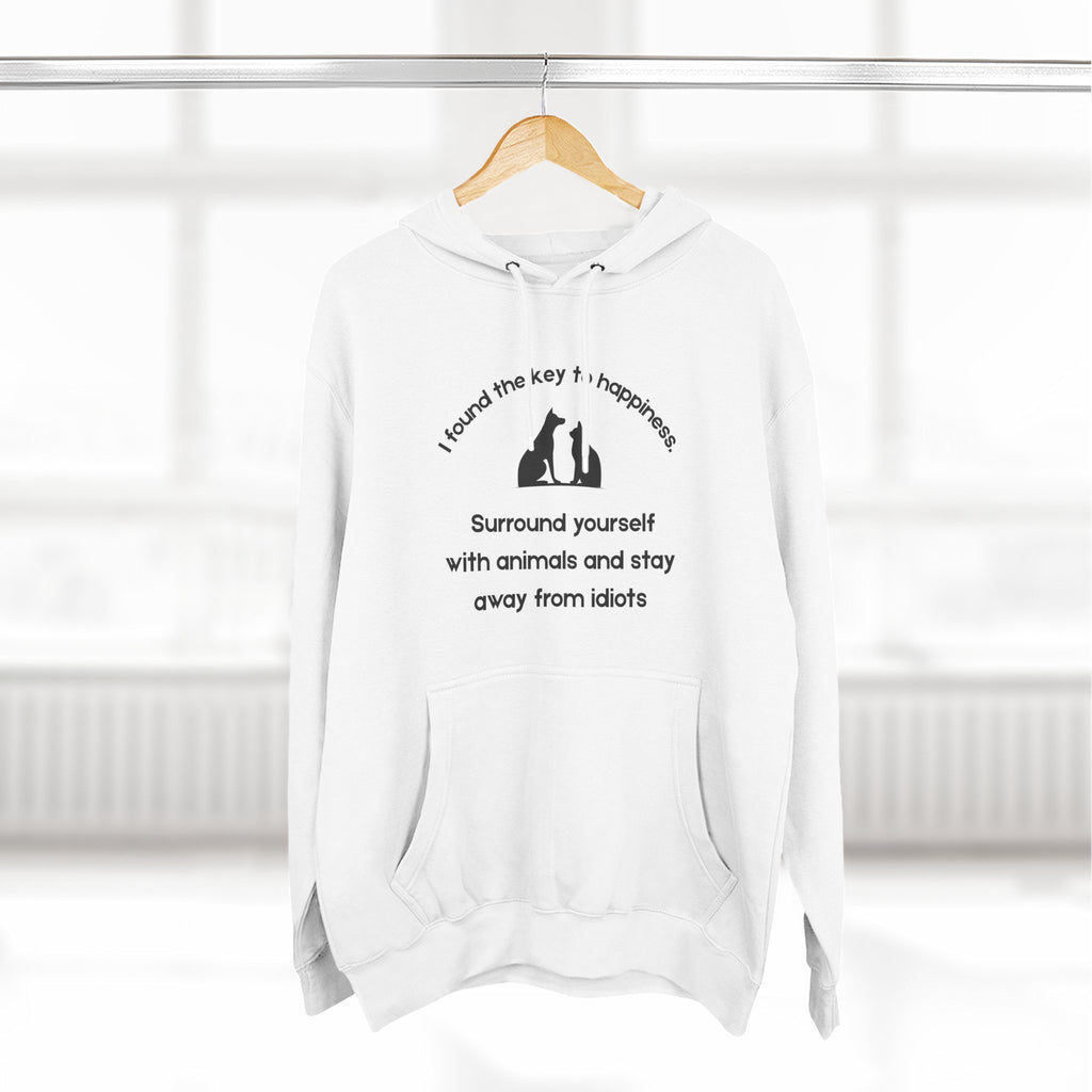 Key To Happiness Fleece Hoodie for Fun Nights Out