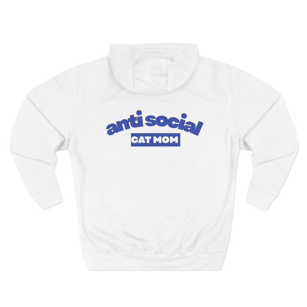 Anti Social Cat MomFleece Hoodie for Fun Nights Out