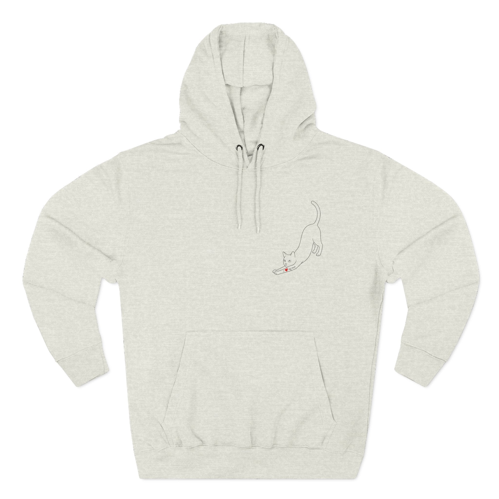 Anti Social Cat MomFleece Hoodie for Fun Nights Out