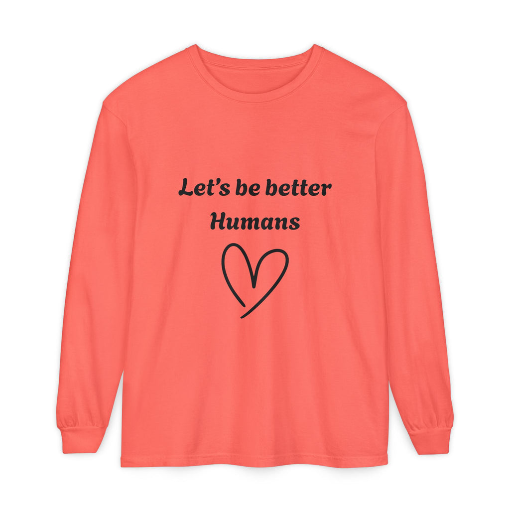 Better Human -Long Sleeve T-Shirt- blk print