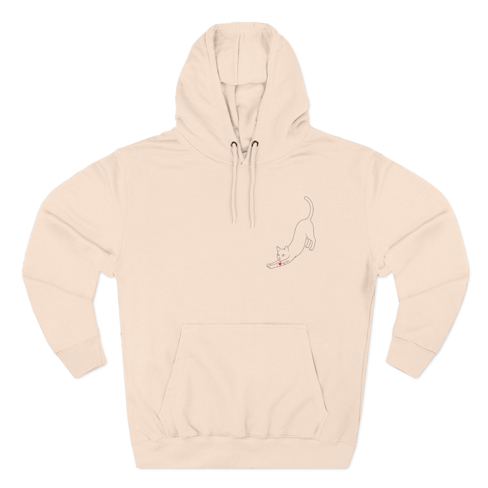 Anti Social Cat MomFleece Hoodie for Fun Nights Out