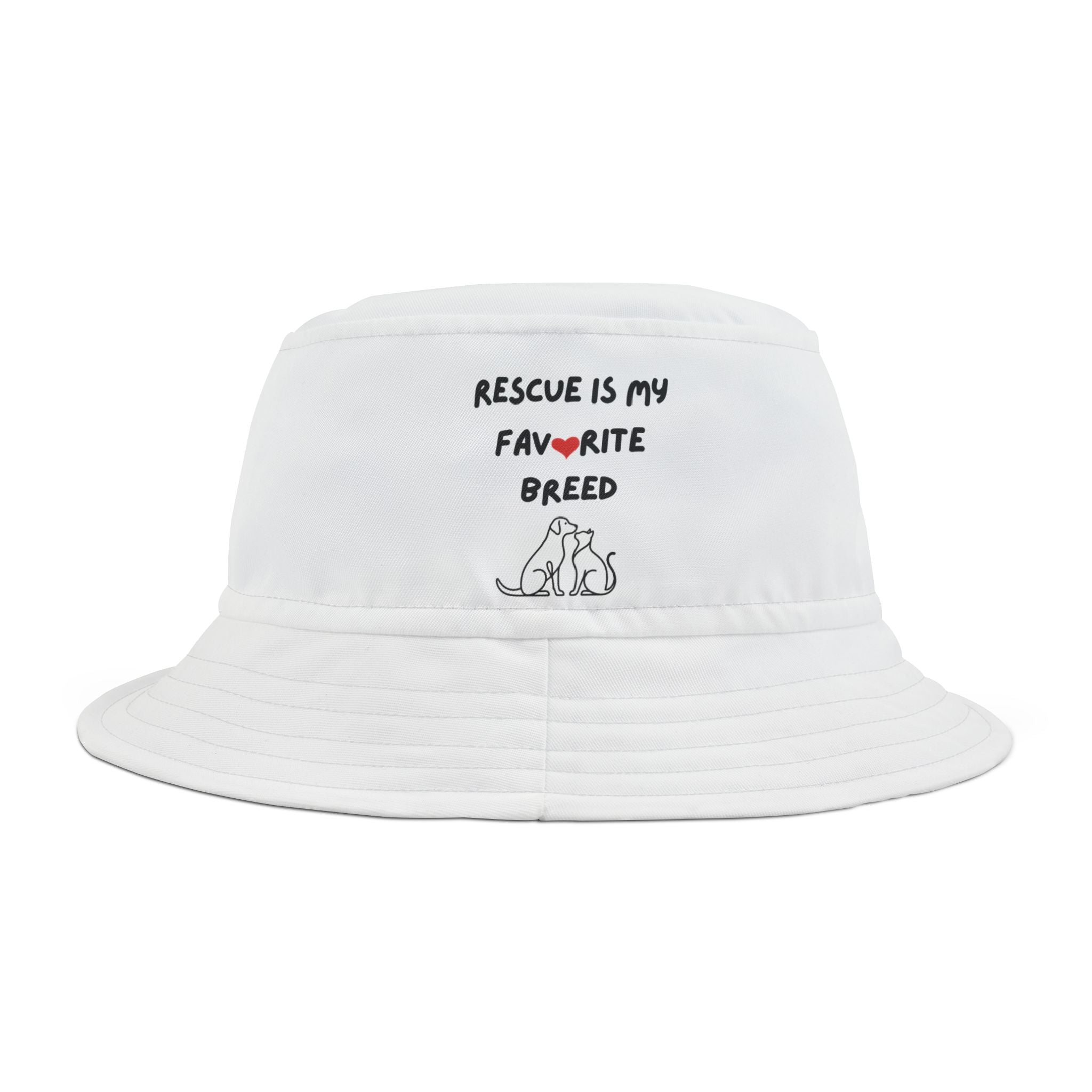 Rescue Fave Breed logo Bucket Hat