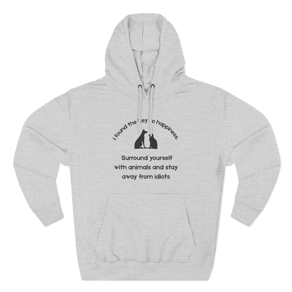 Key To Happiness Fleece Hoodie for Fun Nights Out
