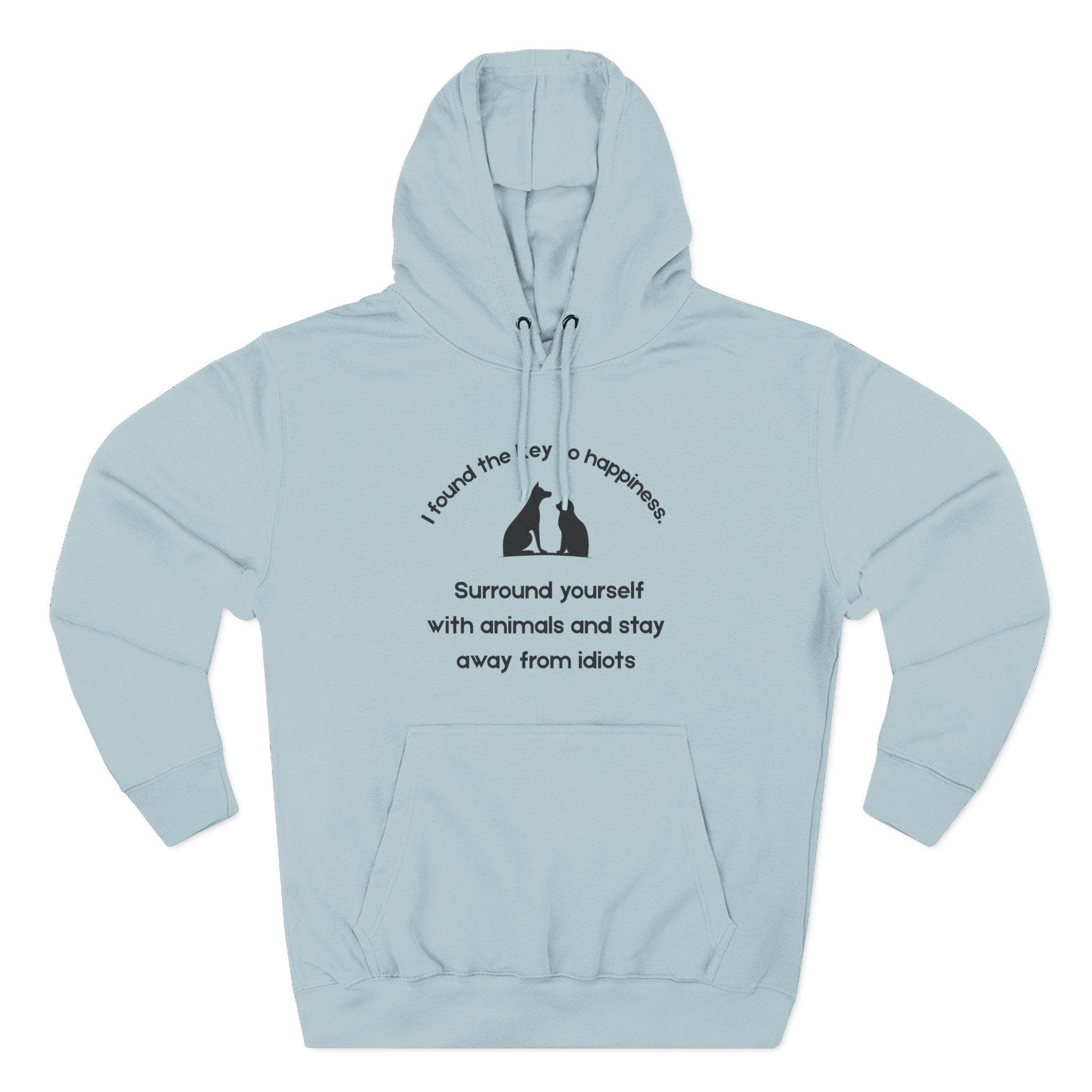 Key To Happiness Fleece Hoodie for Fun Nights Out