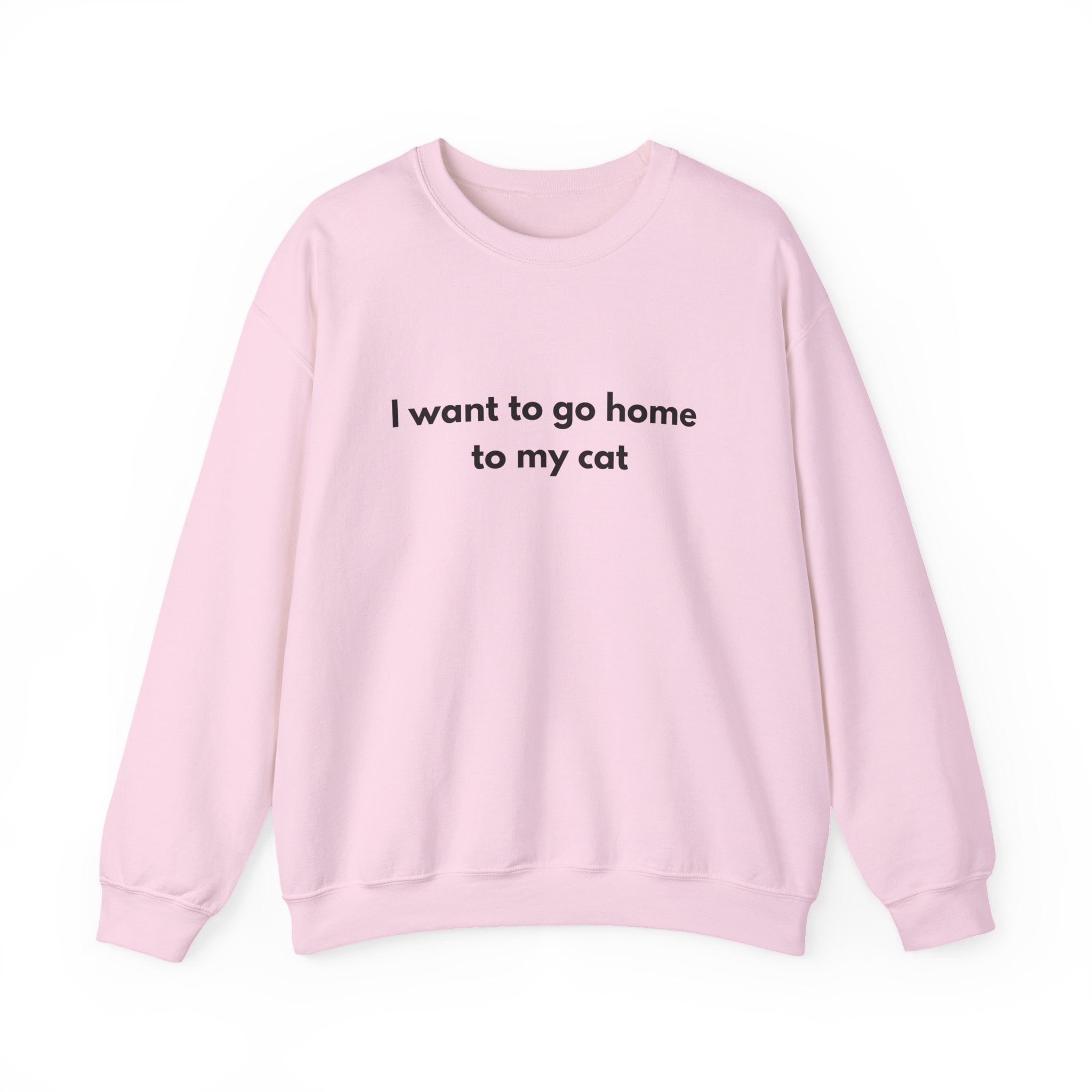 Go home to my cat - Crewneck Sweatshirt