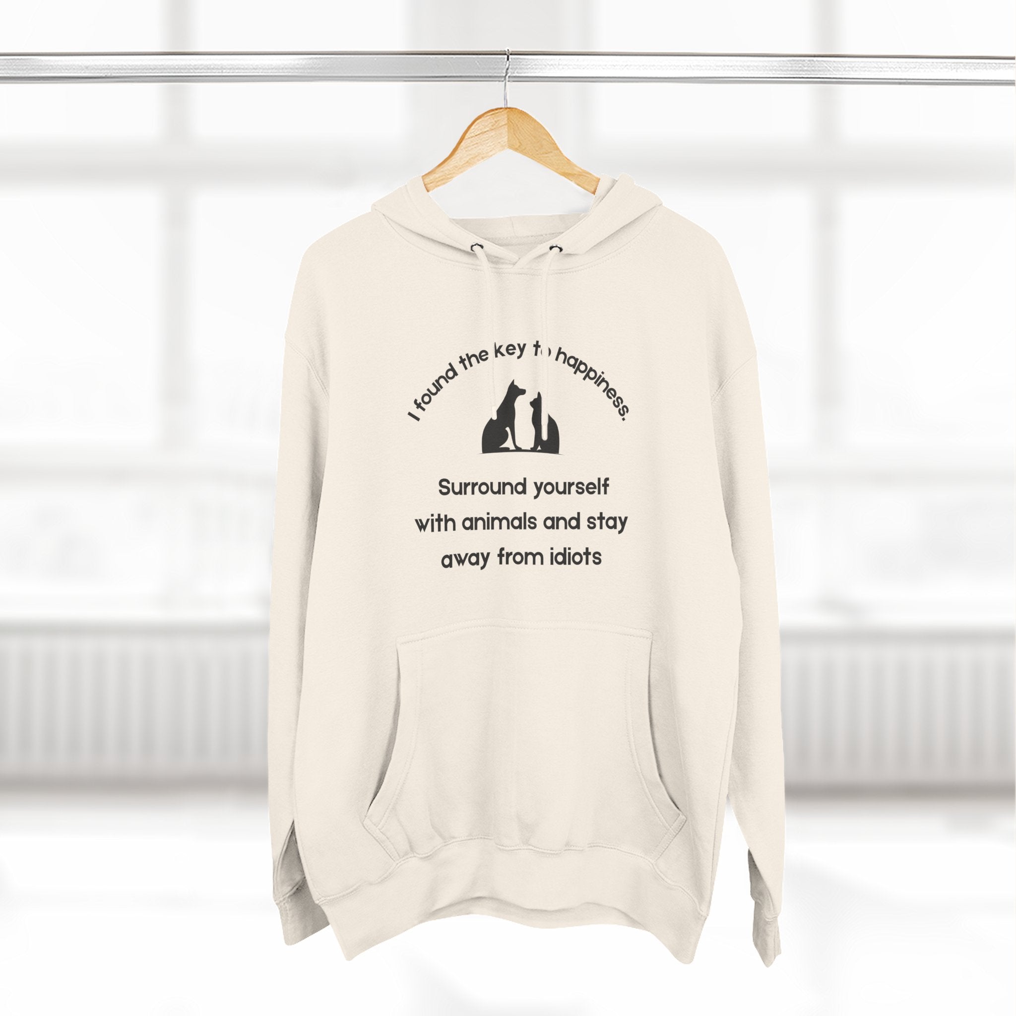Key To Happiness Fleece Hoodie for Fun Nights Out