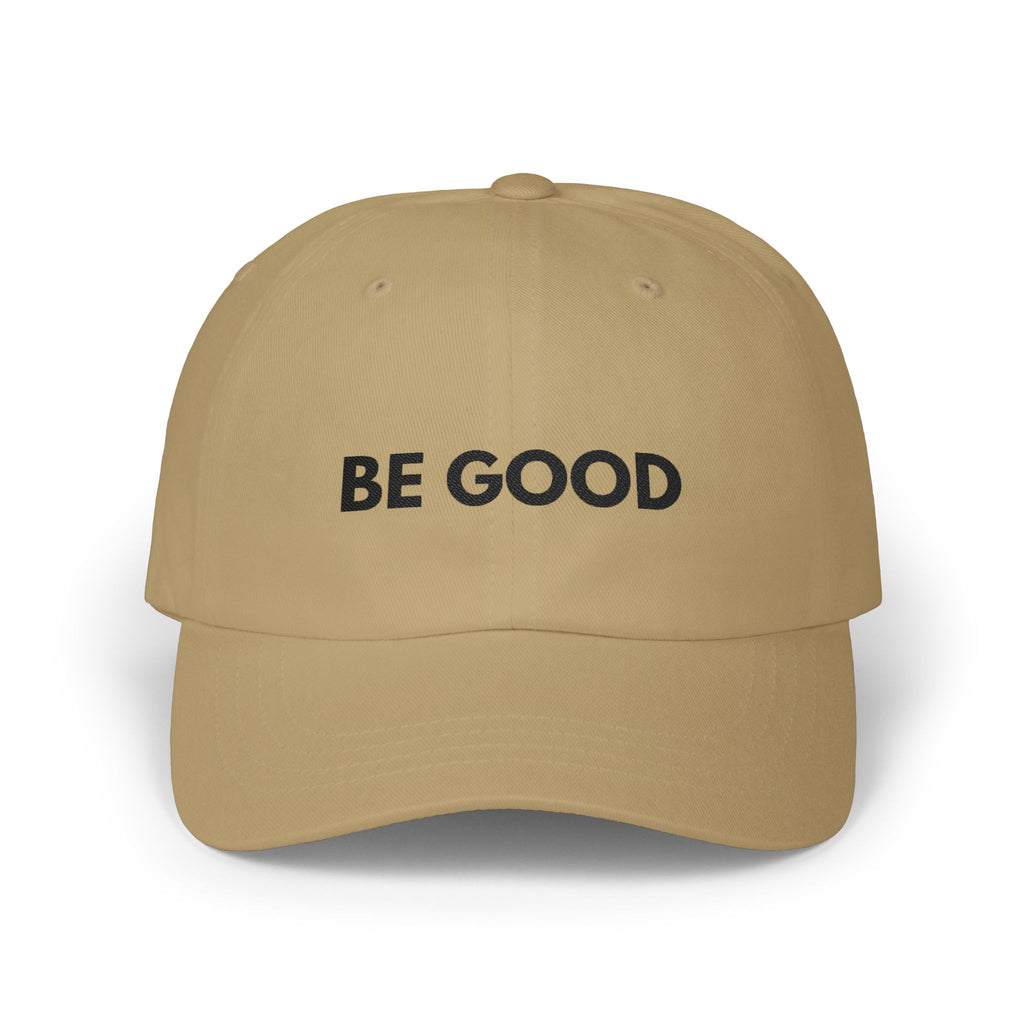 "Be Good" Cap - blk print