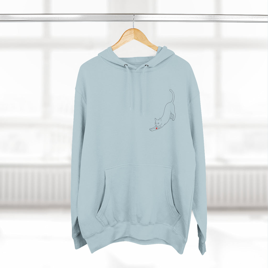 Anti Social Cat MomFleece Hoodie for Fun Nights Out