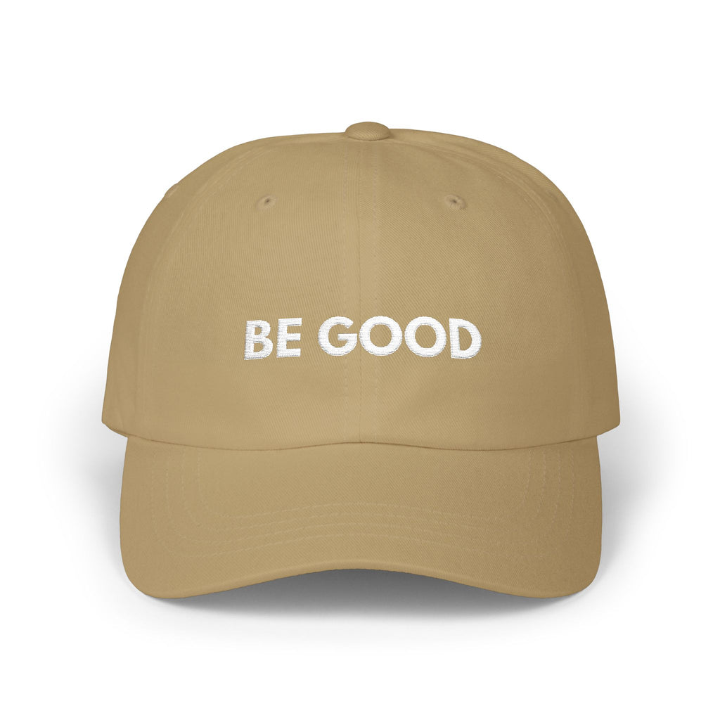 "Be Good" Cap - wht print
