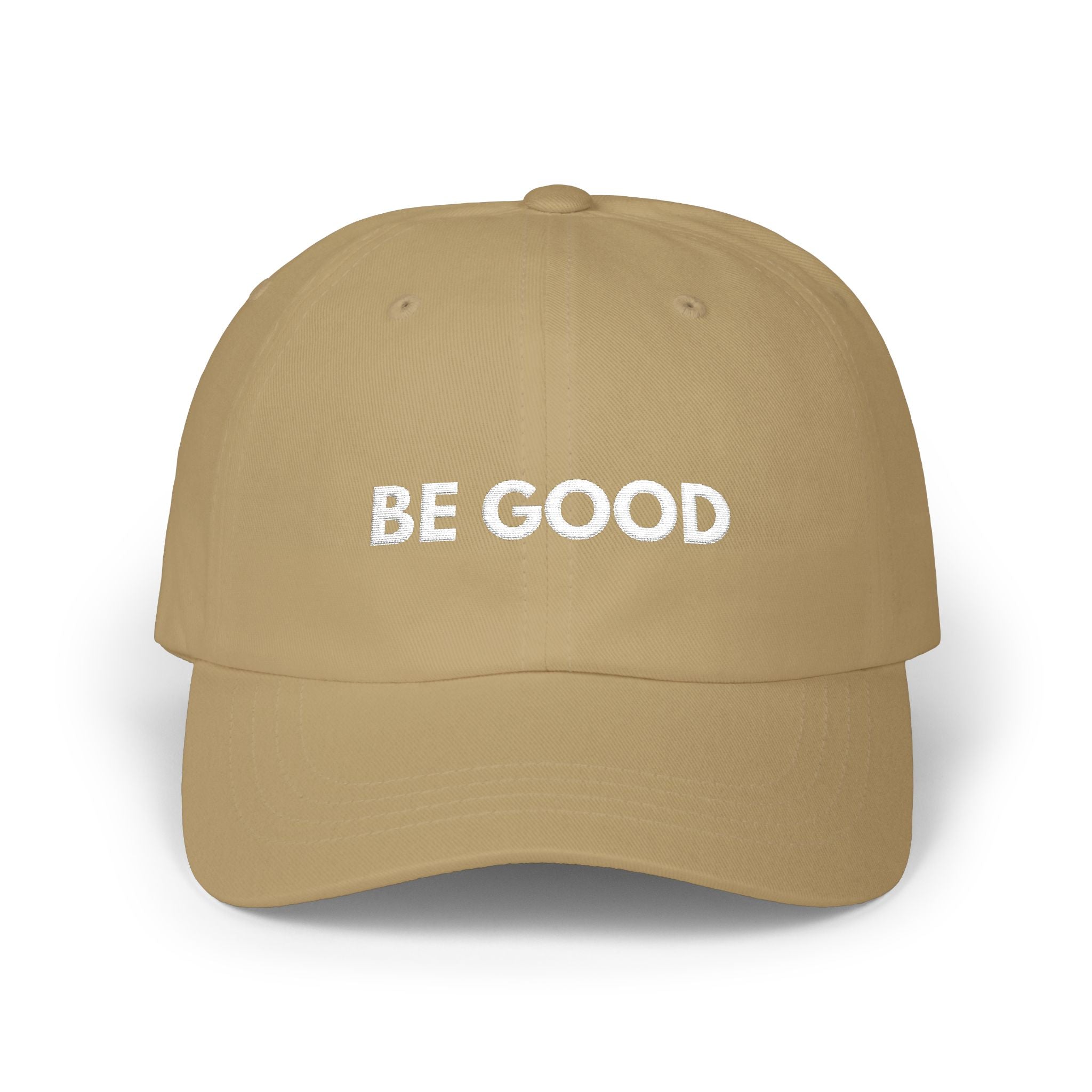 "Be Good" Cap - wht print