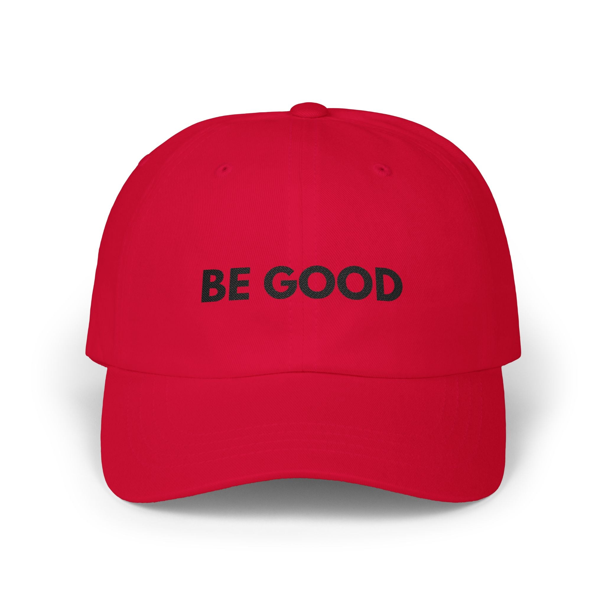 "Be Good" Cap - blk print