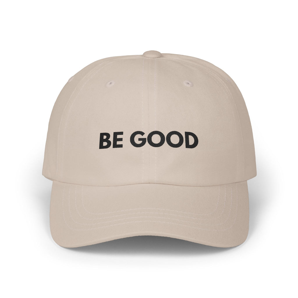 "Be Good" Cap - blk print