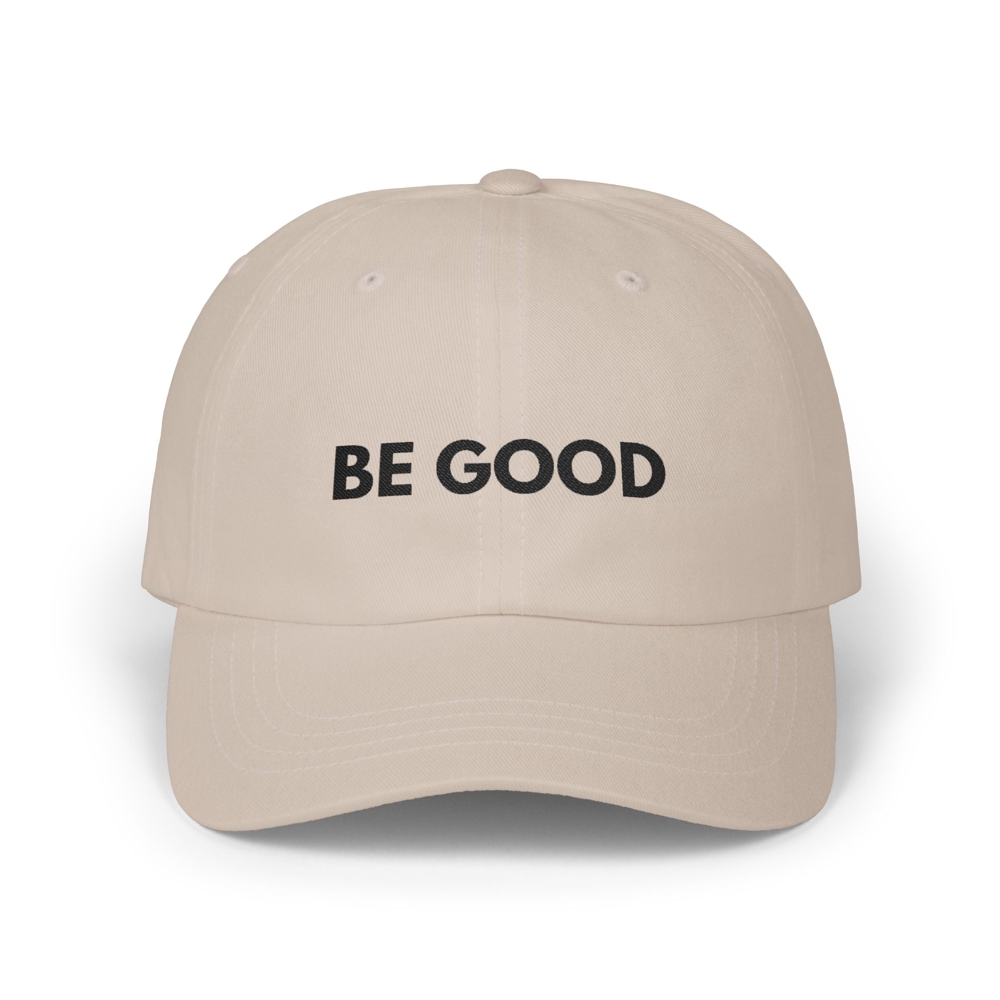 "Be Good" Cap - blk print