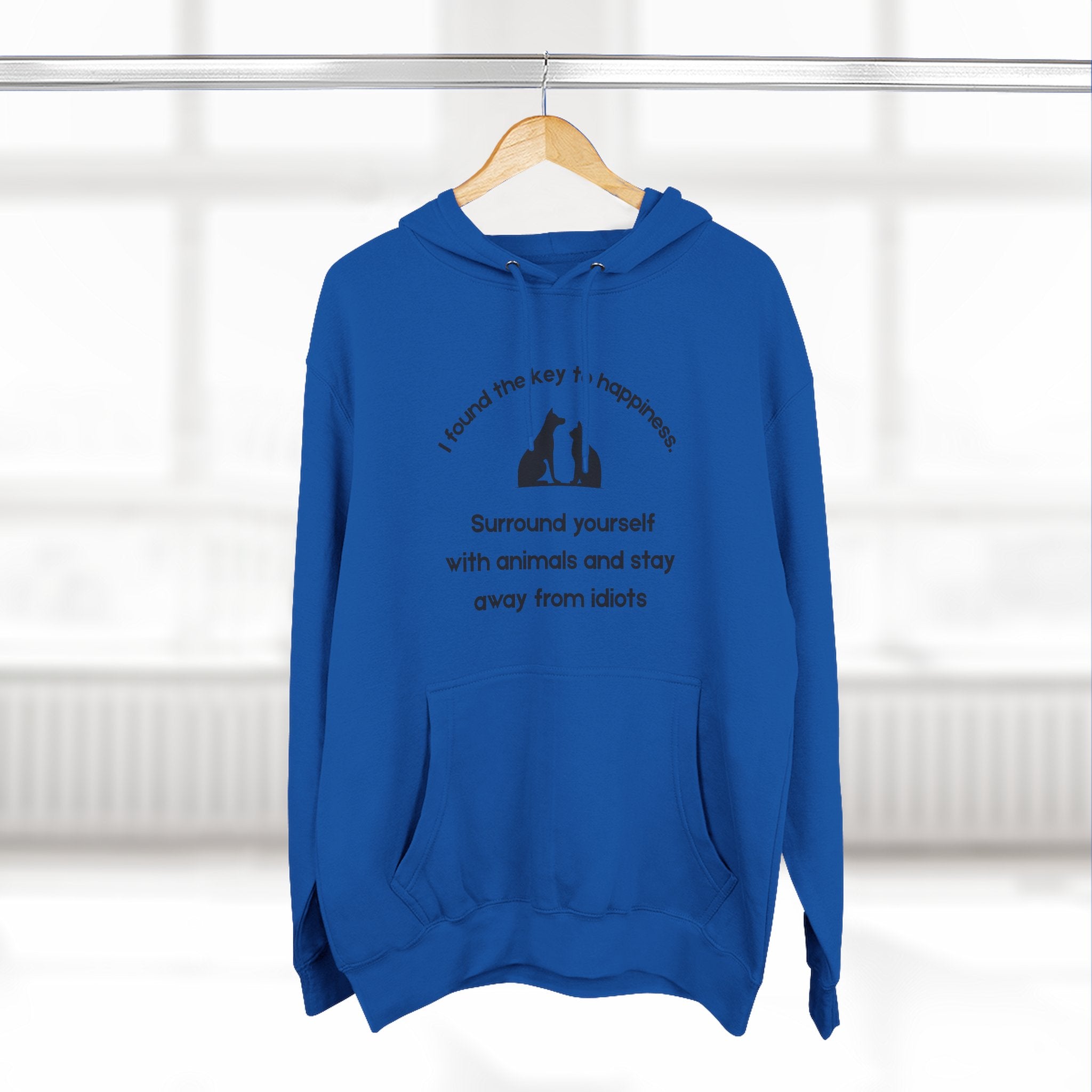 Key To Happiness Fleece Hoodie for Fun Nights Out