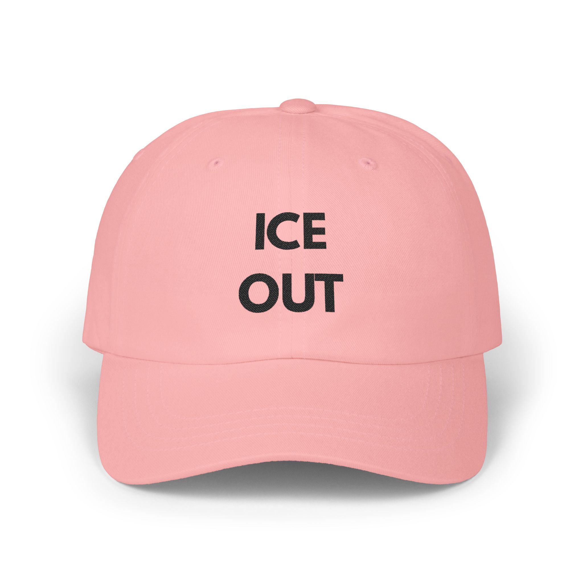 "Ice Out" Cap - blk print