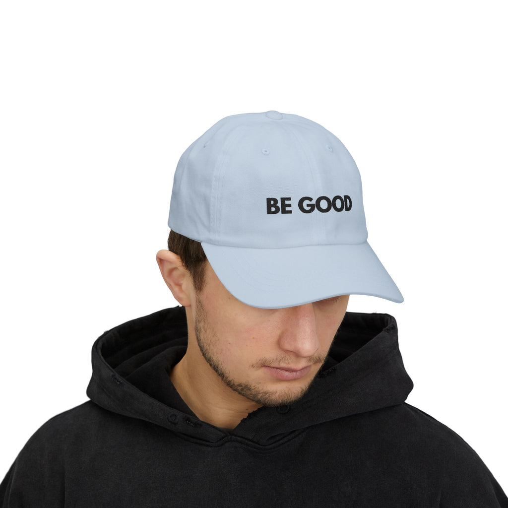 "Be Good" Cap - blk print