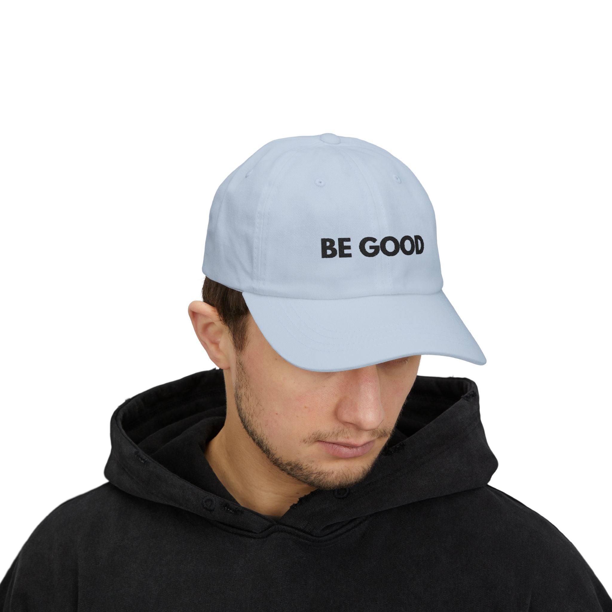 "Be Good" Cap - blk print