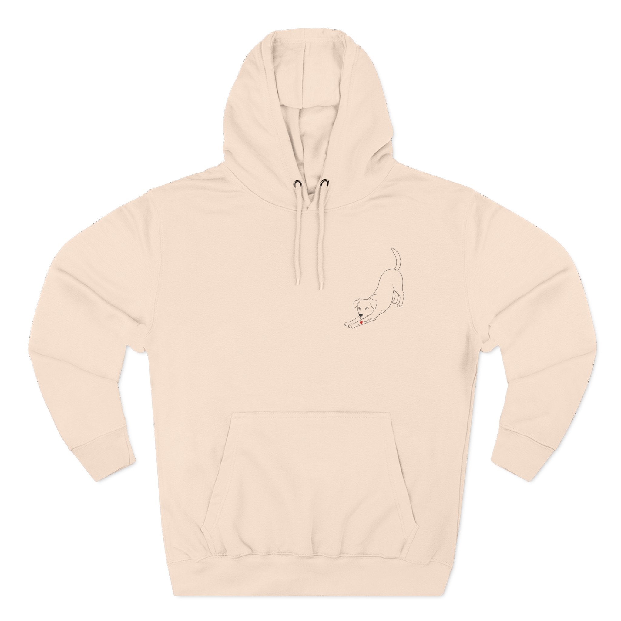 Anti Social Dog Mom Fleece Hoodie for Fun Nights Out