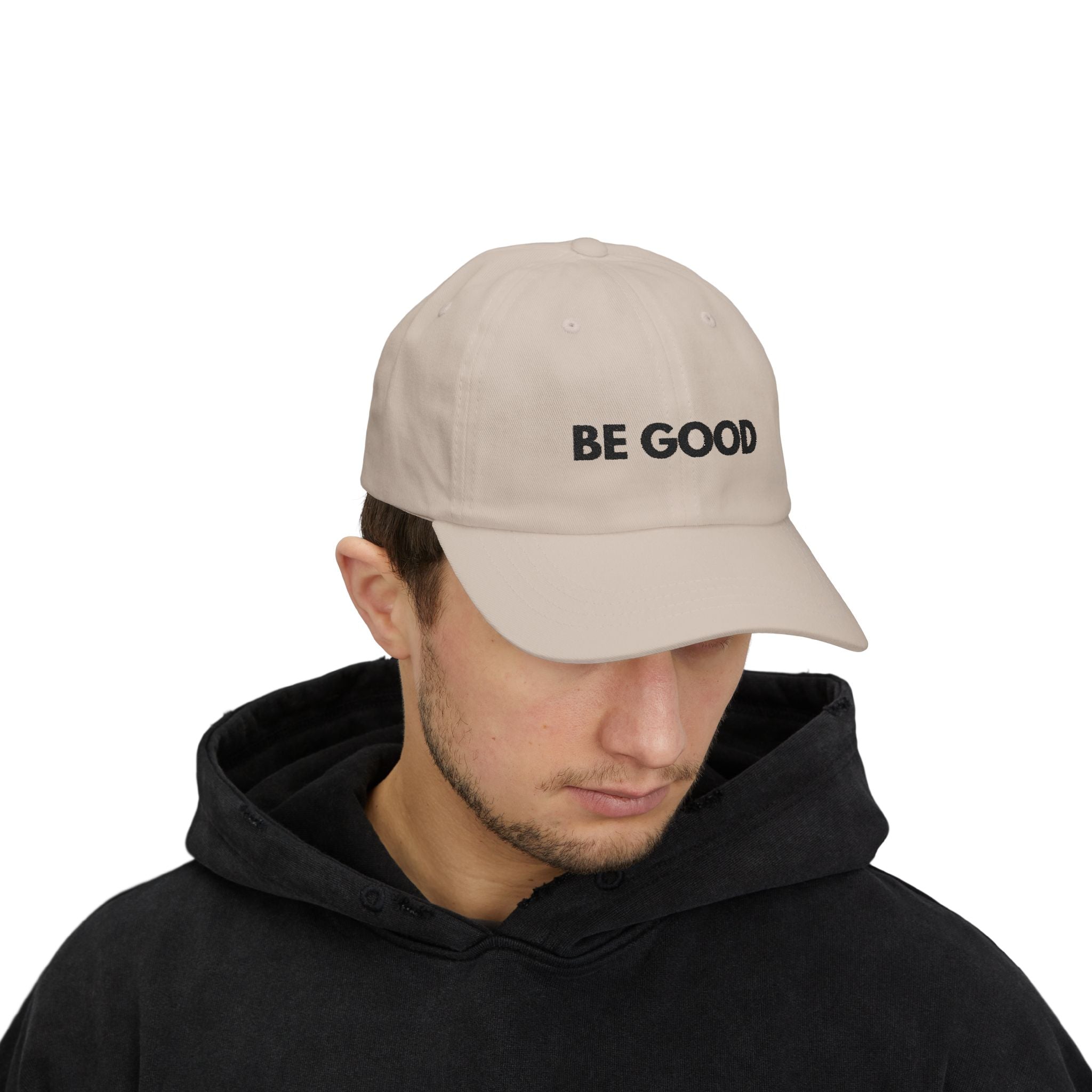 "Be Good" Cap - blk print