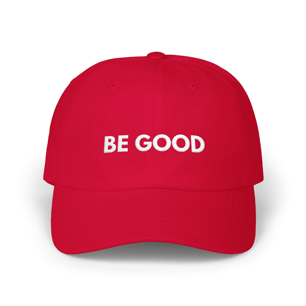 "Be Good" Cap - wht print